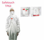 두건 안전복 공장 병원 안전 의류 (백색, 175/XL)를 가진 처분할 수 있는 작업복 협력 업체